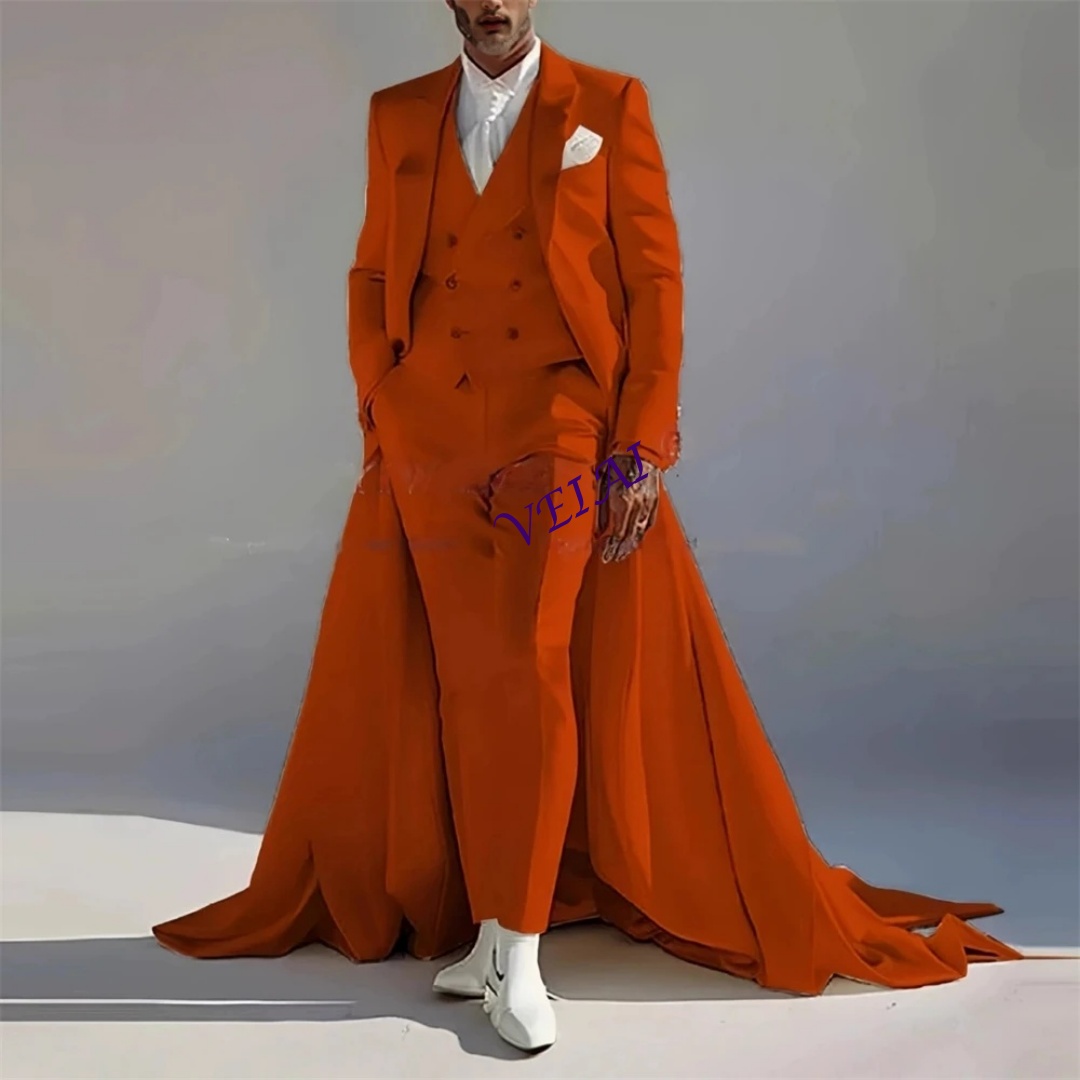 Men'S Formal Wear For A Wedding - CustomizedMen Banquet Three Piece Suit Attire