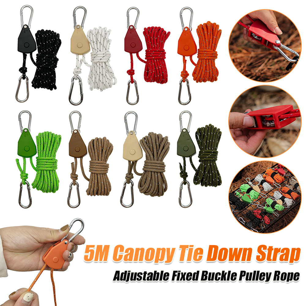 Windsor Knot Tie - 5M Canopy Tie Down Strap Adjustable