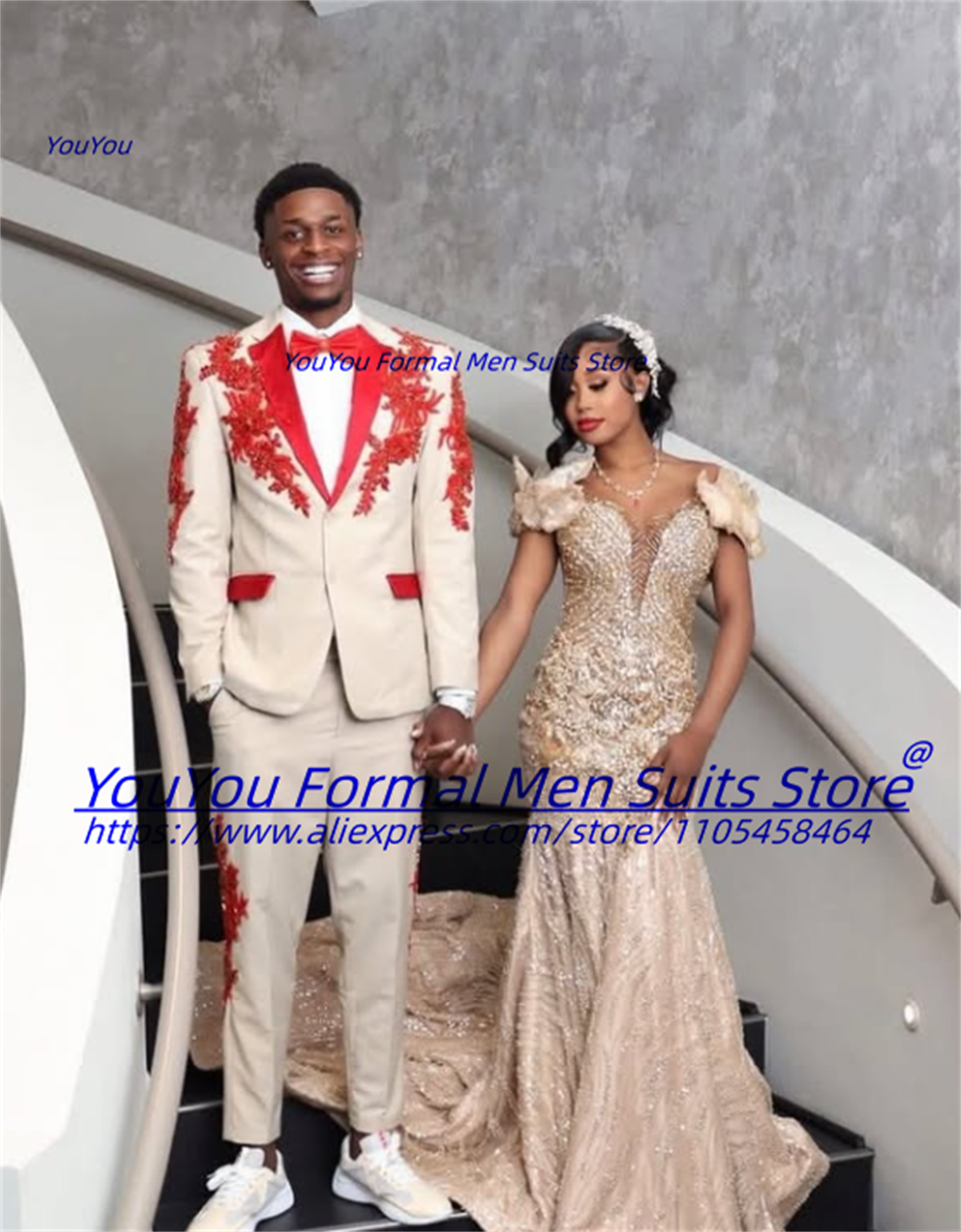 Men'S Formal Wear For A Wedding - Luxurious Beige Groom Wedding Tuxedos Customized