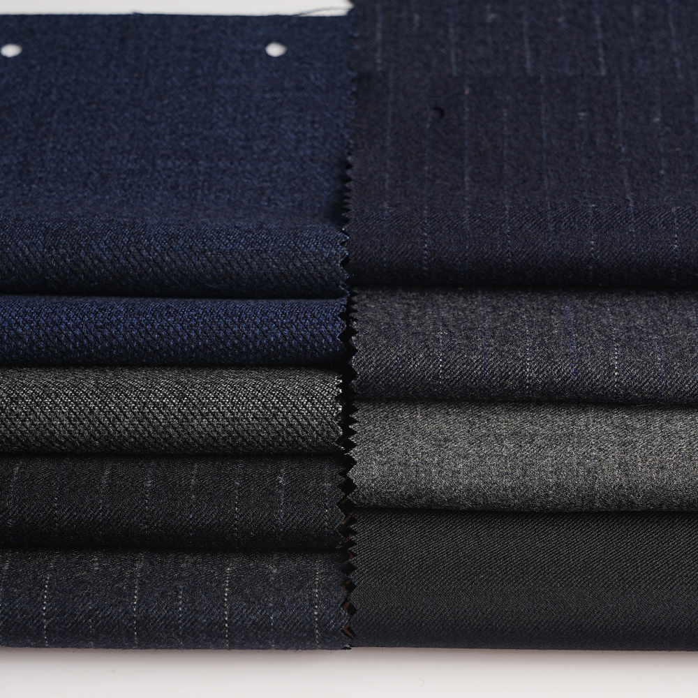 Wool Suit Jacket - Men's Pinstripe Suit Fabric 1/1.5/3.5M Tailoring