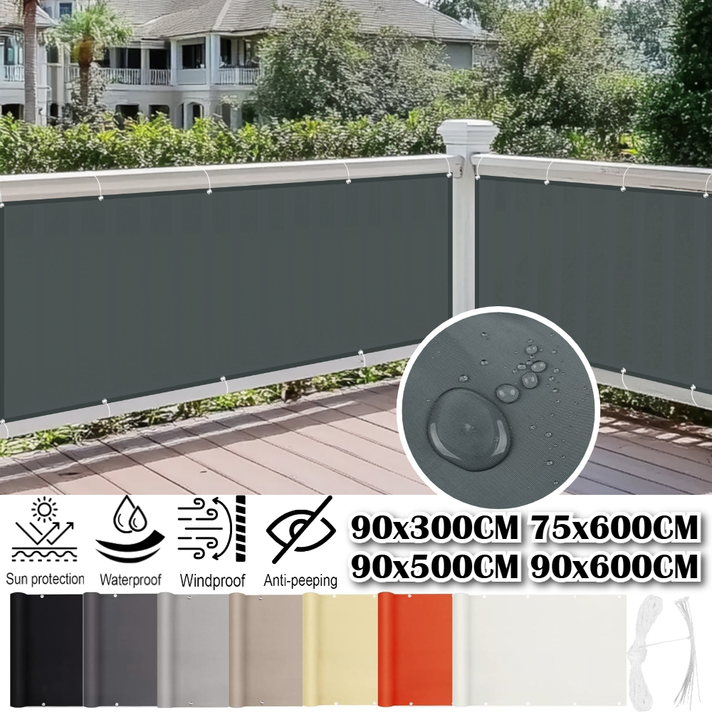 Windsor Knot Tie - Waterproof Balcony Privacy Screen Windproof Fence