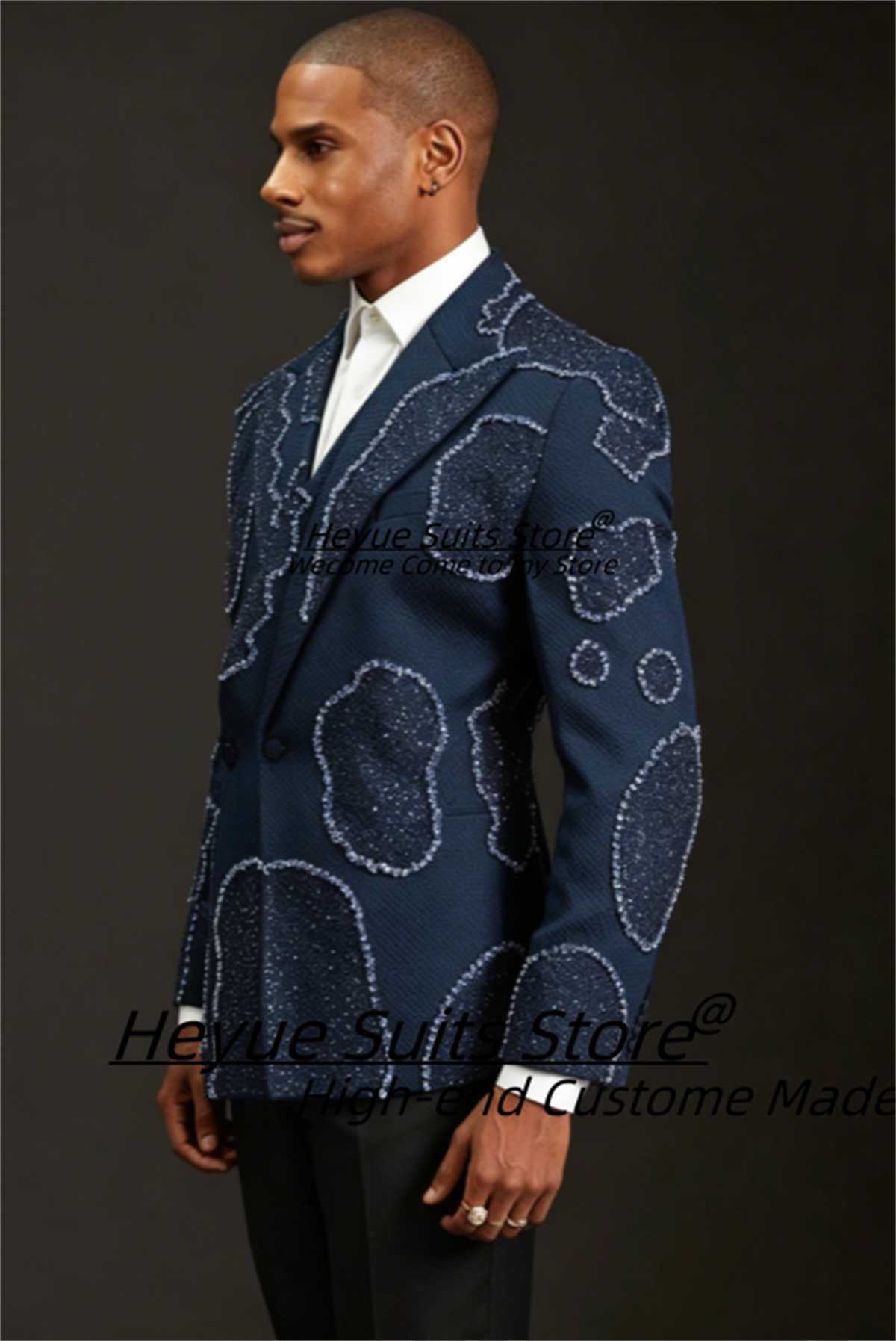 Gorgeous Crystal Embroidery Gr - đánh giá và giá Men'S Formal Wear For A Wedding