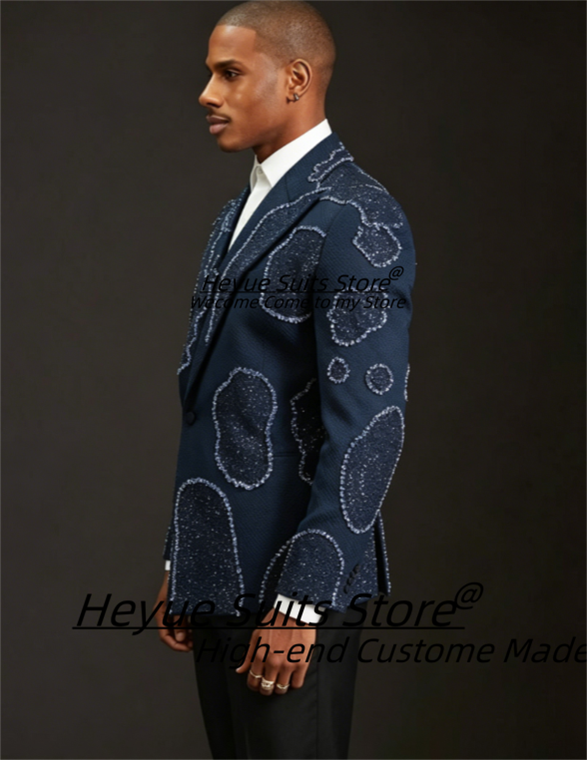 Gorgeous Crystal Embroidery Gr - đánh giá và giá Men'S Formal Wear For A Wedding