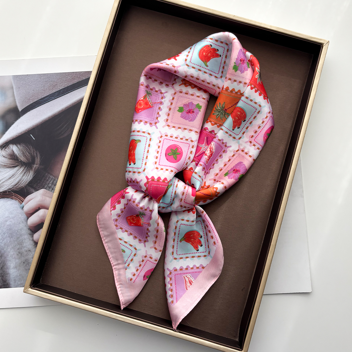 2026 Women Square Scarf Silk I - đánh giá và giá Silk Tie Woven