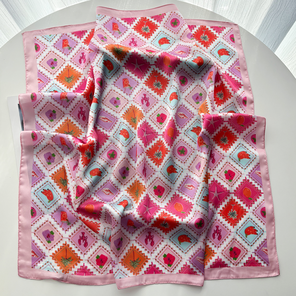 2026 Women Square Scarf Silk I - đánh giá và giá Silk Tie Woven