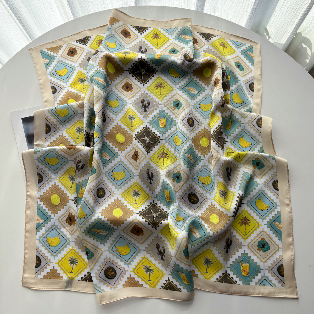 2026 Women Square Scarf Silk I - đánh giá và giá Silk Tie Woven