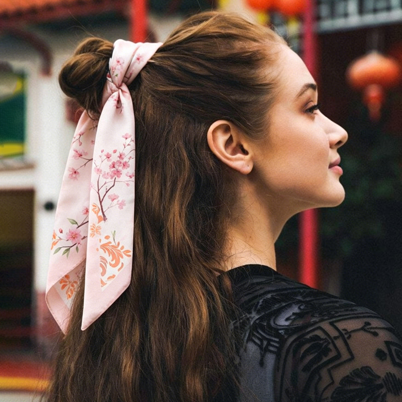 Fashion Women Silk Satin Skinn - đánh giá và giá Silk Tie Woven