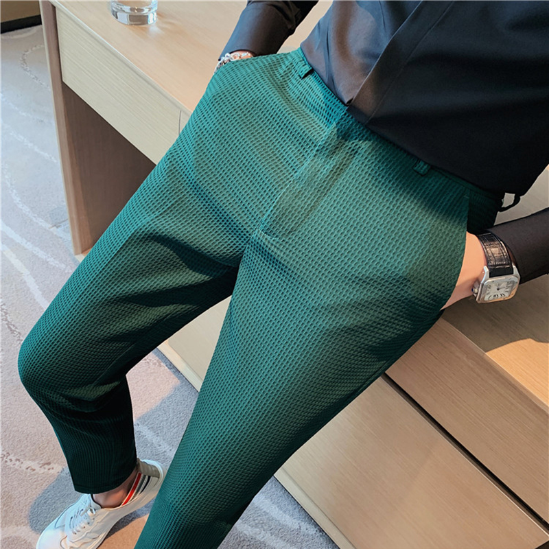 2024 Autumn New Waffle Stretch - đánh giá và giá Men'S Formal Wear For A Wedding