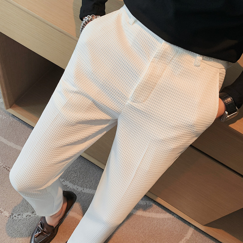 2024 Autumn New Waffle Stretch - đánh giá và giá Men'S Formal Wear For A Wedding