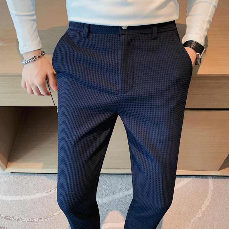 2024 Autumn New Waffle Stretch - đánh giá và giá Men'S Formal Wear For A Wedding