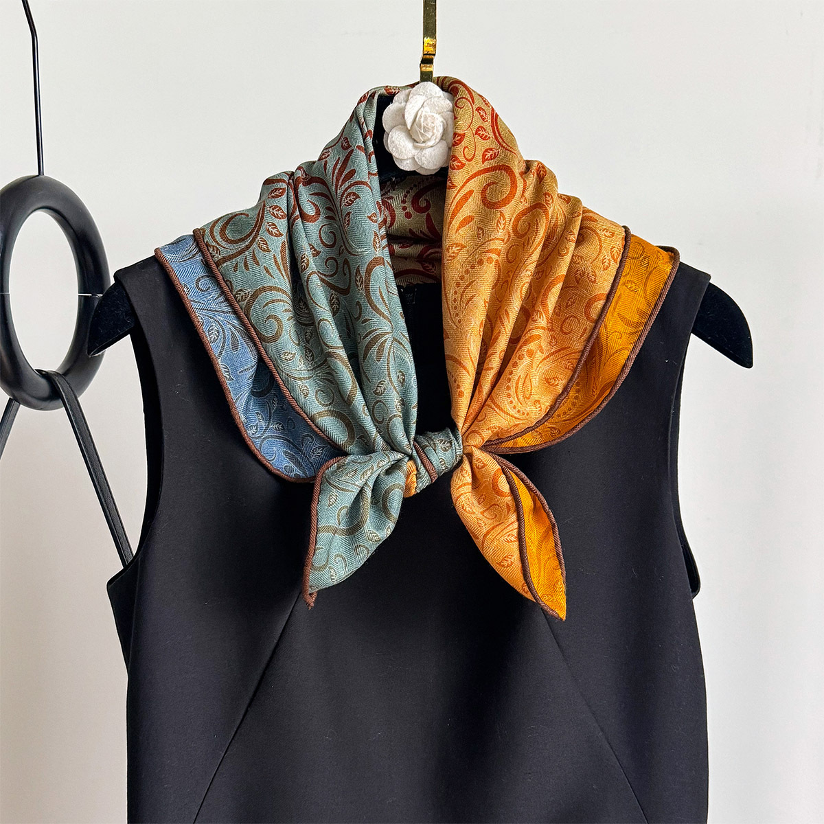82% Wool 18% Real Silk Scarf N - đánh giá và giá Silk Tie Woven