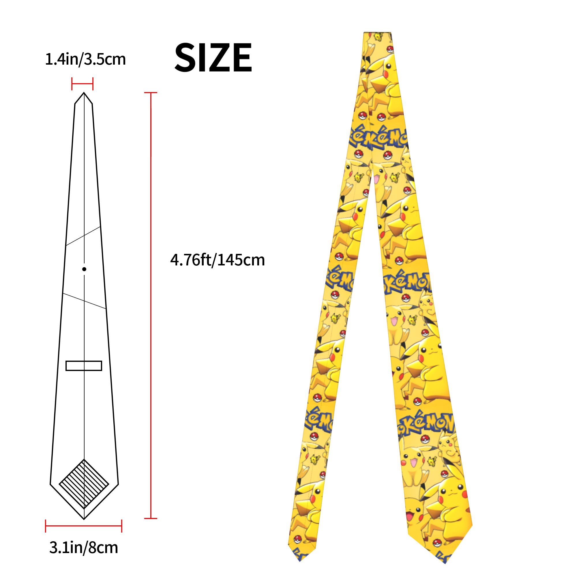 Pokemoned Cartoon Necktie Men  - đánh giá và giá Men'S Formal Wear For A Wedding