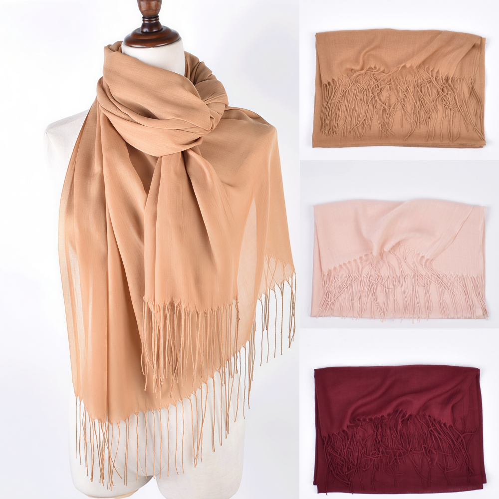 70X180 CM Solid Tassel Cotton  - đánh giá và giá Windsor Knot Tie