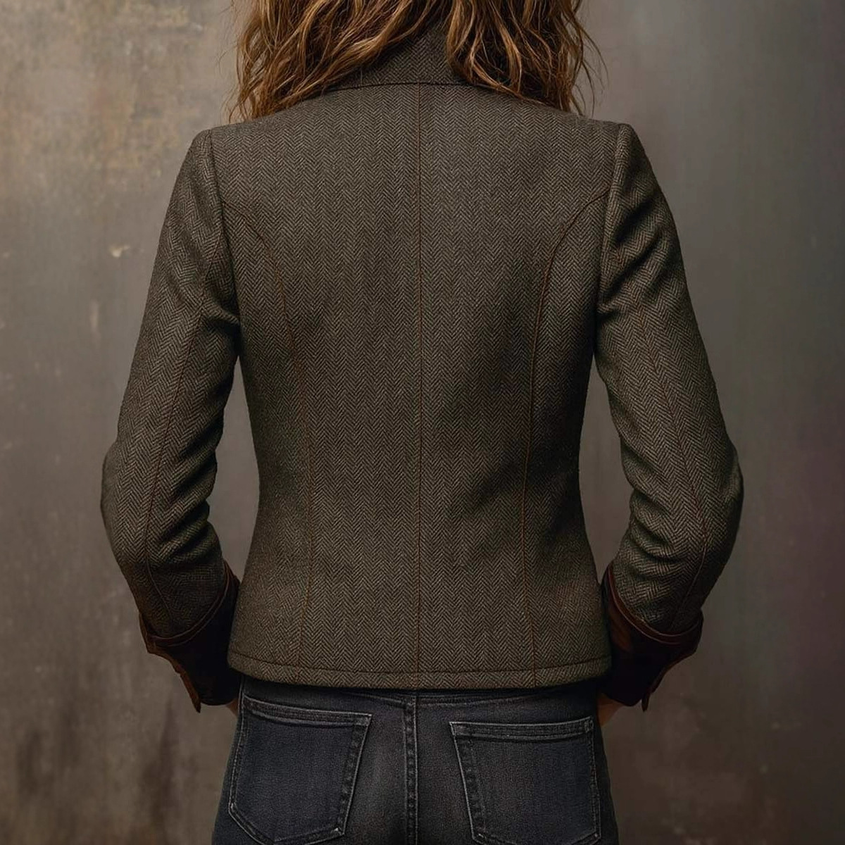 Vintage Herringbone Tweed Blaz - đánh giá và giá Wool Suit Jacket