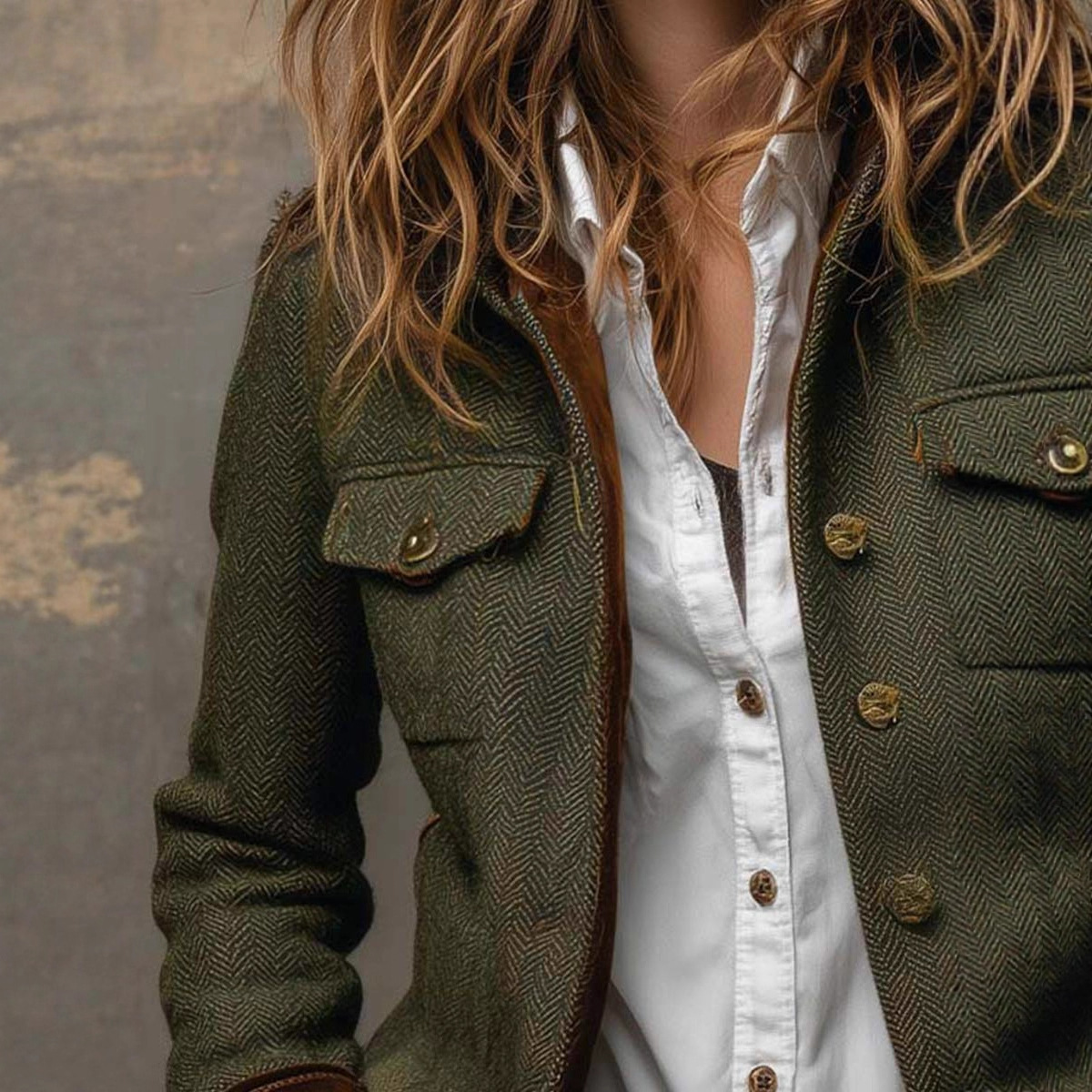 Vintage Herringbone Tweed Blaz - đánh giá và giá Wool Suit Jacket