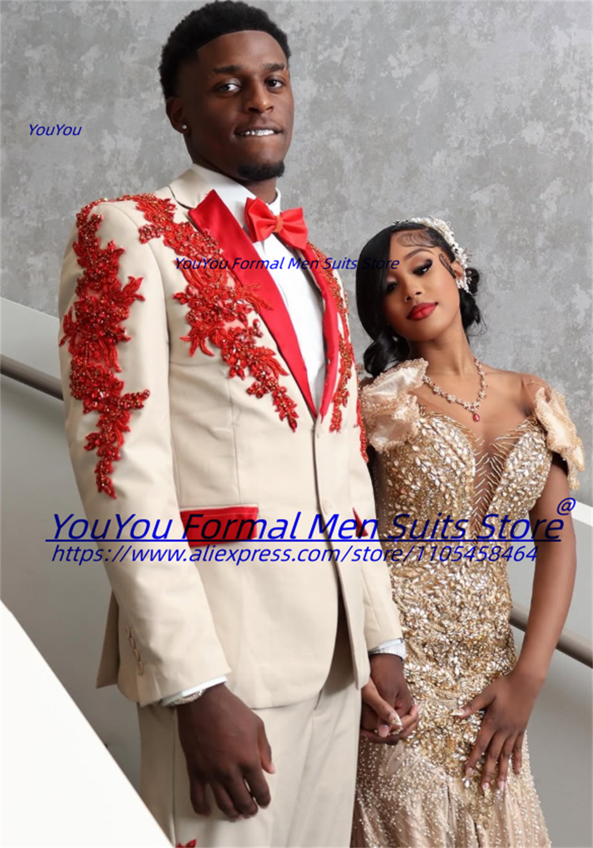 Luxurious Beige Groom Wedding  - đánh giá và giá Men'S Formal Wear For A Wedding