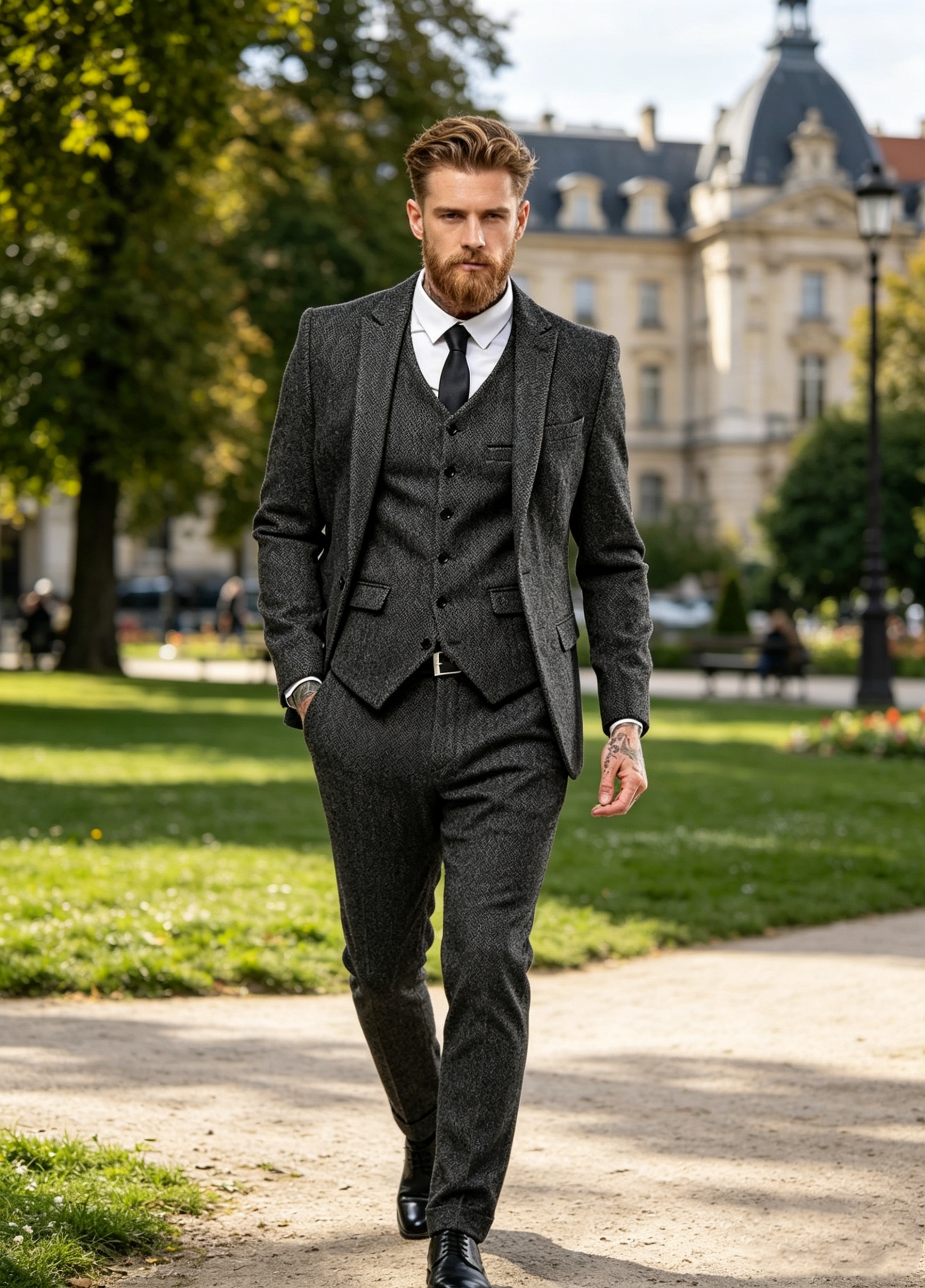 Dark Brown Wool Tweed Winter S - đánh giá và giá Wool Suit Jacket