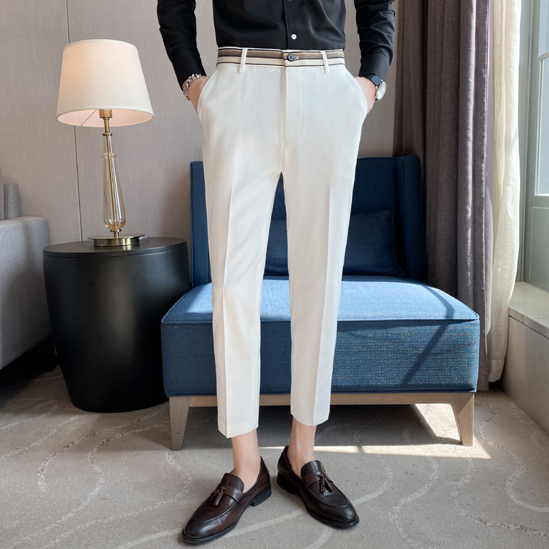 Fashion Waist Stripes Suit Pan - đánh giá và giá Men'S Formal Wear For A Wedding