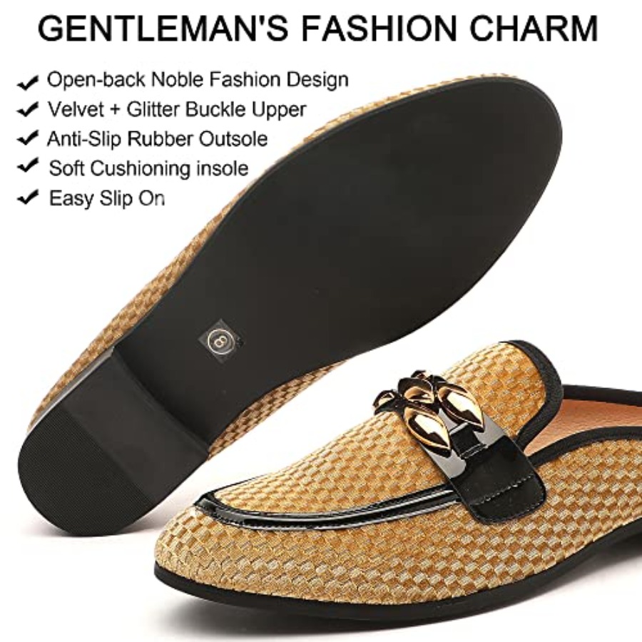 Men's Slip-on Mule Sandals Loa - đánh giá và giá Men'S Formal Wear Slippers