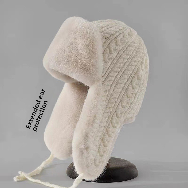 Women's Knit Hat with Extended - đánh giá và giá Windsor Knot Tie