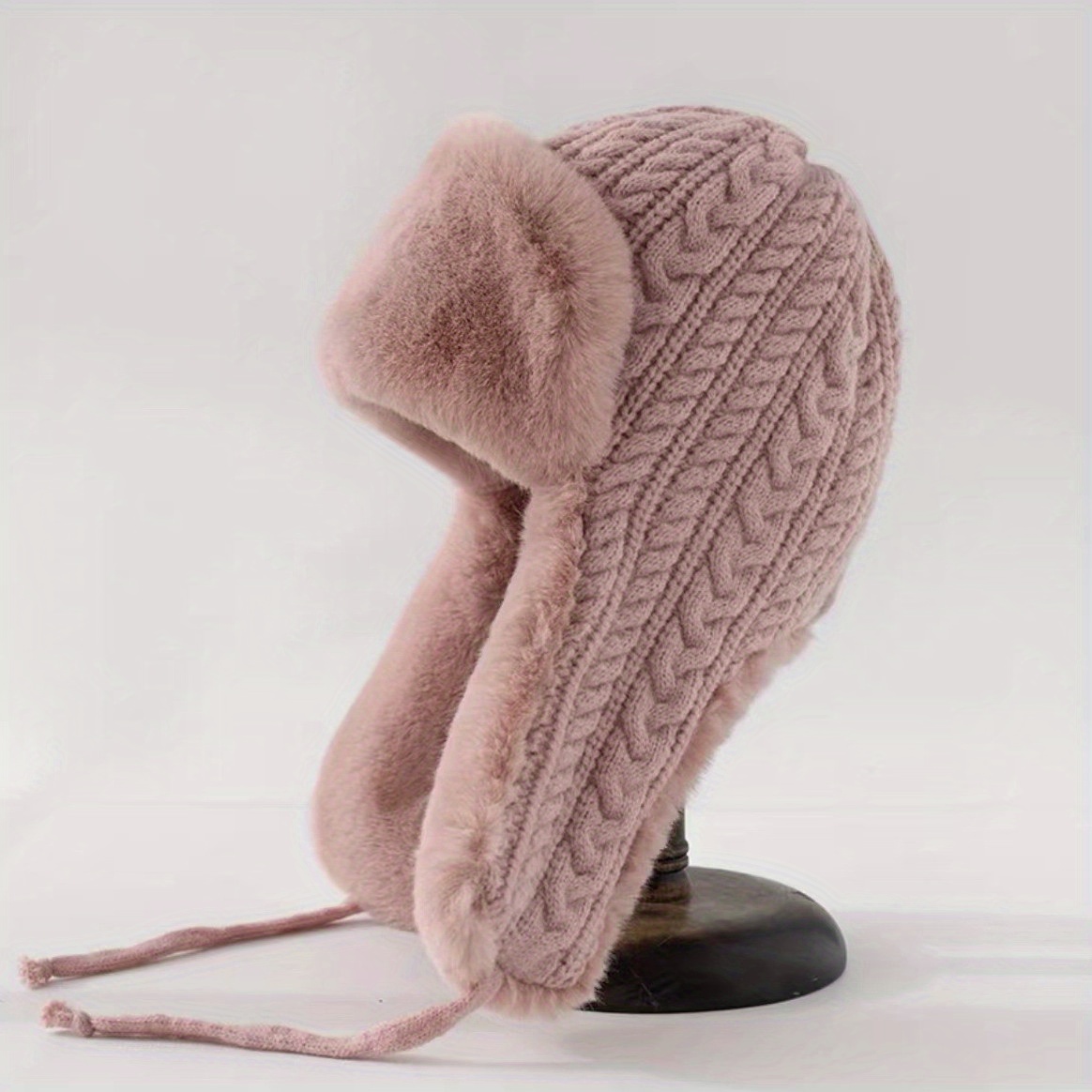 Women's Knit Hat with Extended - đánh giá và giá Windsor Knot Tie
