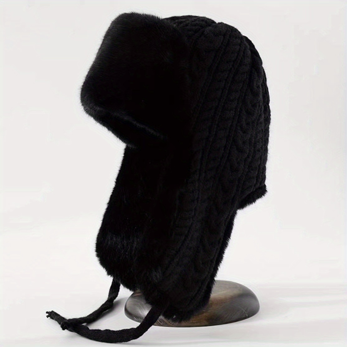 Women's Knit Hat with Extended - đánh giá và giá Windsor Knot Tie