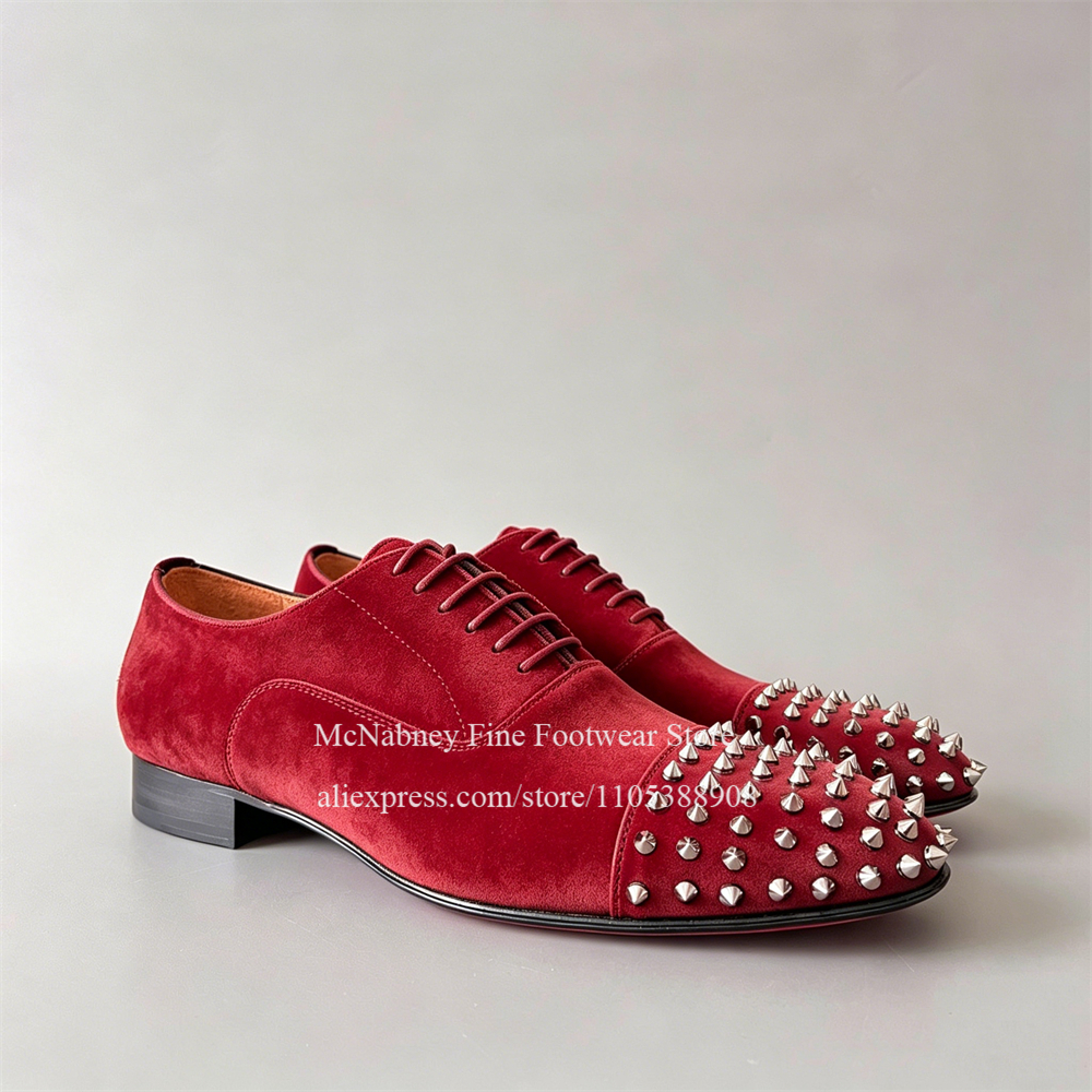 Spike Studs Leather Dress Shoe - đánh giá và giá Men'S Formal Wear In Wedding