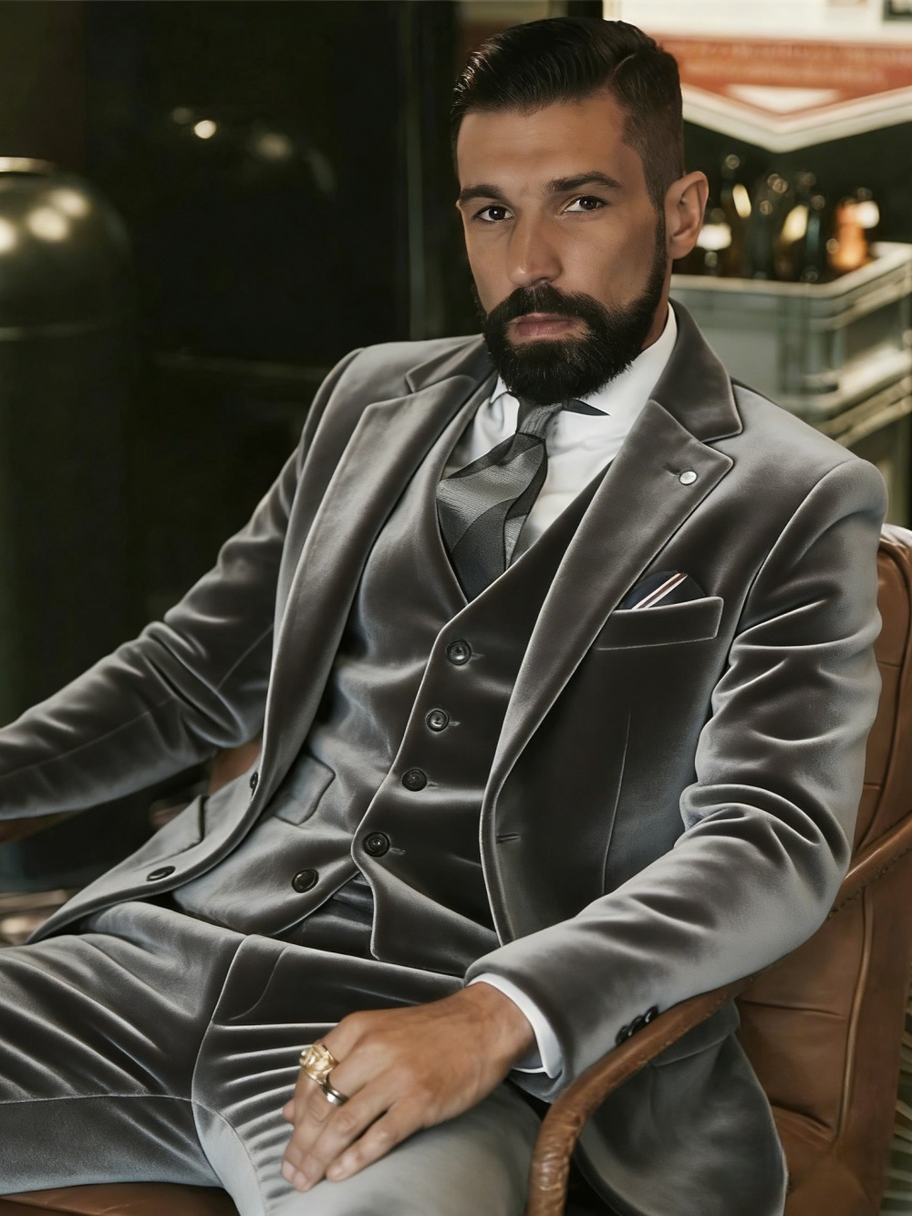 Men's Velvet Suits 3 Pieces Da - đánh giá và giá Men'S Formal Wear In Wedding