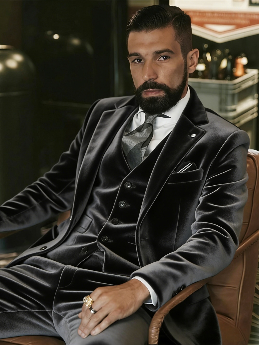Men's Velvet Suits 3 Pieces Da - đánh giá và giá Men'S Formal Wear In Wedding