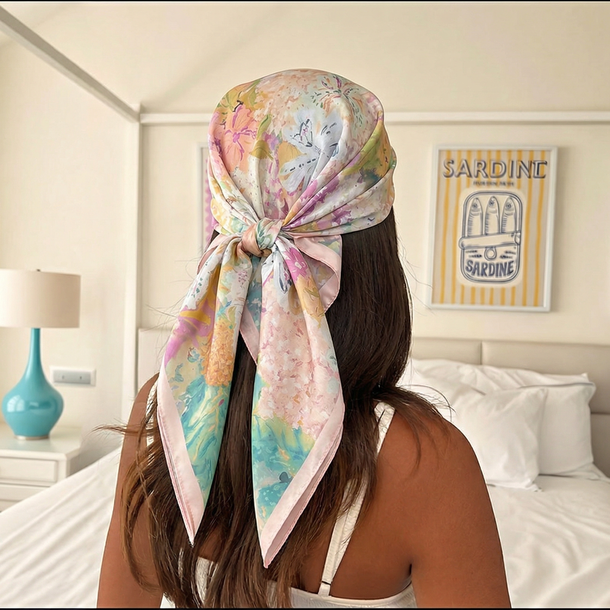70*70cm Square Silk Scarf for  - đánh giá và giá Silk Tie Woven