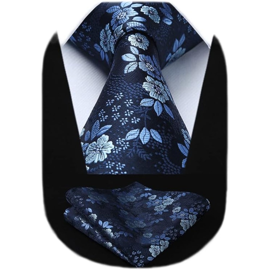 Men Floral Ties Woven Classic  - đánh giá và giá Silk Tie Woven