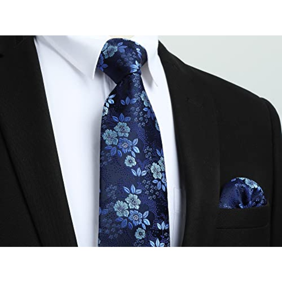 Men Floral Ties Woven Classic  - đánh giá và giá Silk Tie Woven