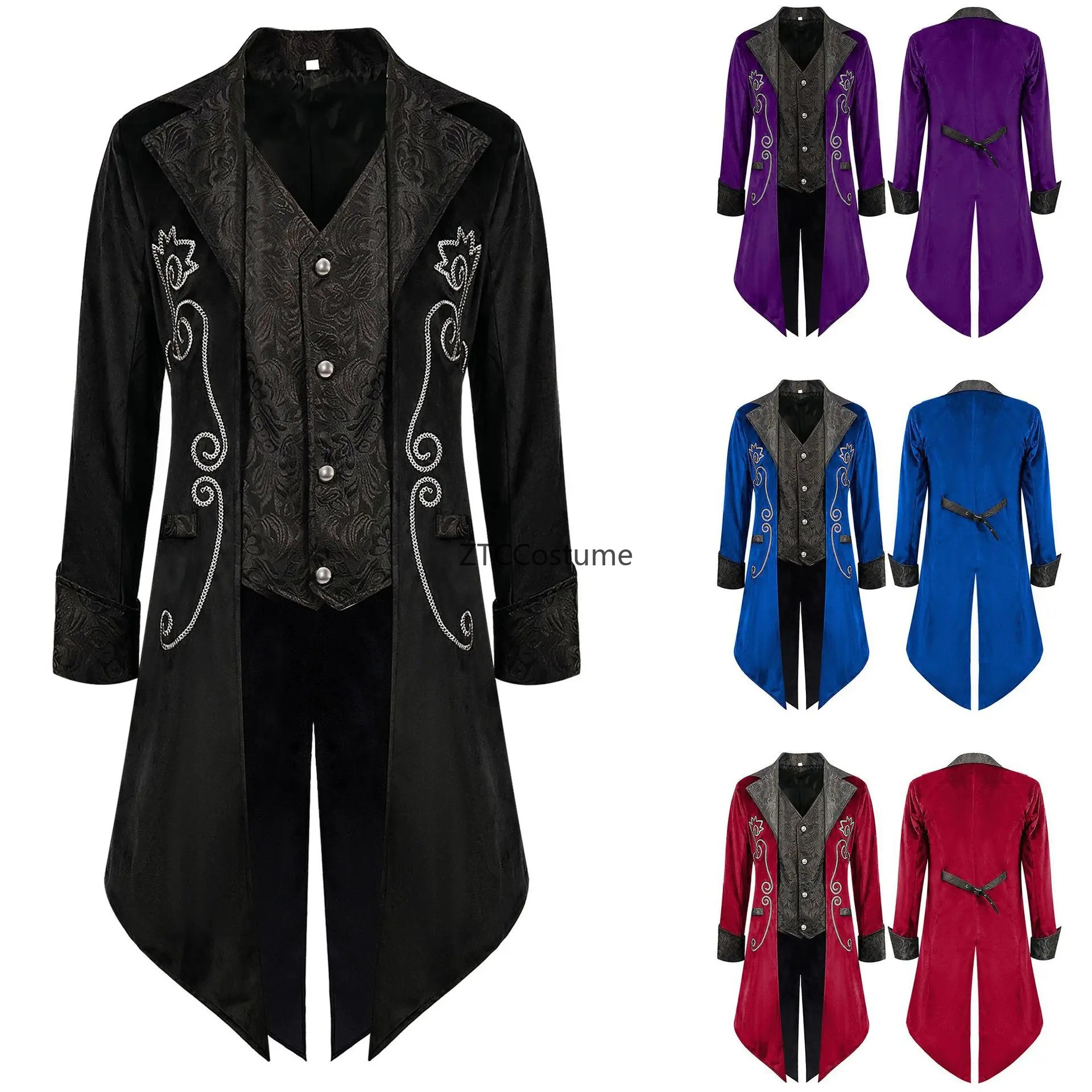 Steampunk Victorian Tailcoat M - đánh giá và giá Men'S Medieval Formal Wear