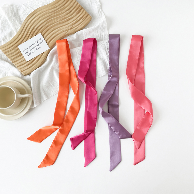4x100cm Satin Silk Narrow Scar - đánh giá và giá Silk Tie Woven